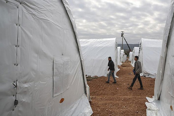 Reyhanlı'da bin kişilik çadır kent hazırlığı
