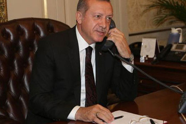 Erdoğan Nazarbayev ile telefonda görüştü