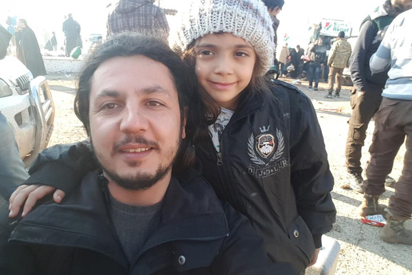 Halepli Bana ve ailesi tahliye edildi