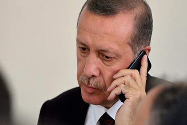 Erdoğan'dan Merkel'e taziye telefonu
