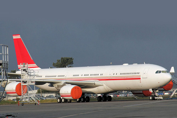 THY'nin VIP uçağı İstanbul'a geldi