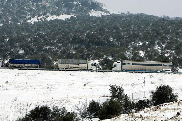Gaziantepspor takım otobüsü mahsur kaldı