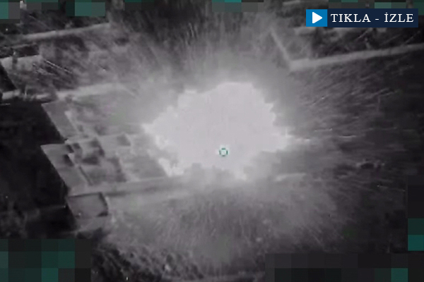 Türk jetleri IŞİD’e ait bombalı aracı böyle vurdu