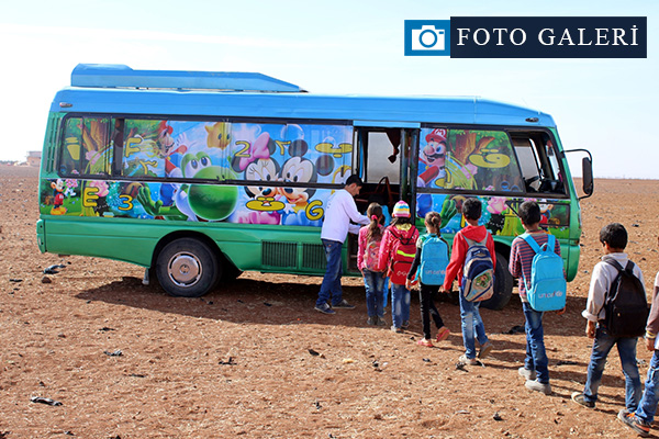 Suriye'de eğitim için yeni bir alternatif: 'Mobil okul'