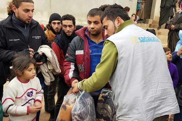 Halepli ailelere insani yardım