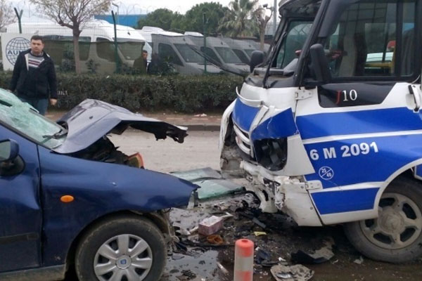 Bursa'da feci kaza