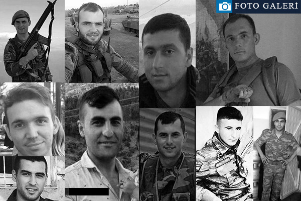El Bab'da şehit düşen askerlerin kimlikleri