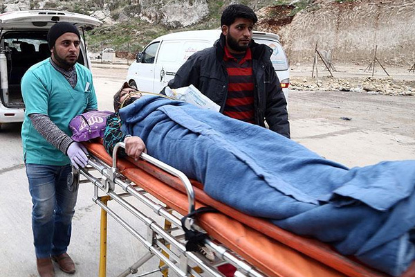 Halep'ten getirilen yaralı sayısı 203 oldu