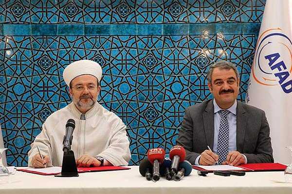 Diyanet İşleri Başkanlığı ile AFAD işbirliğine gitti