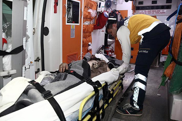 Halep'ten Hatay'a getirilen yaralı sayısı 210'a ulaştı