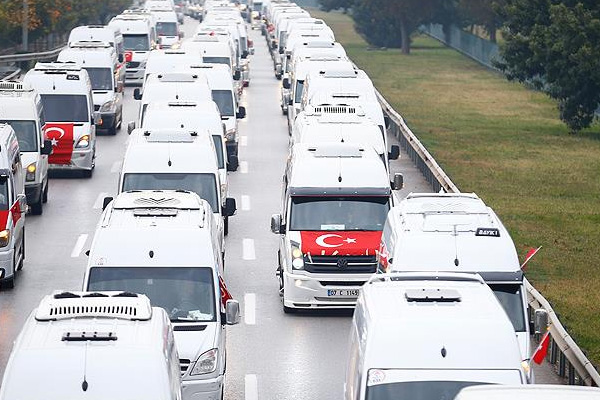 3 bin araçla teröre tepki