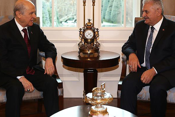 Yıldırım, Devlet Bahçeli ile görüştü