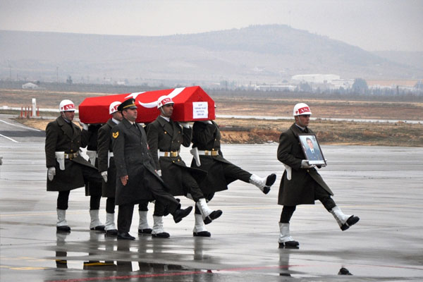 El-Bab şehitleri memleketlerine uğurlandı