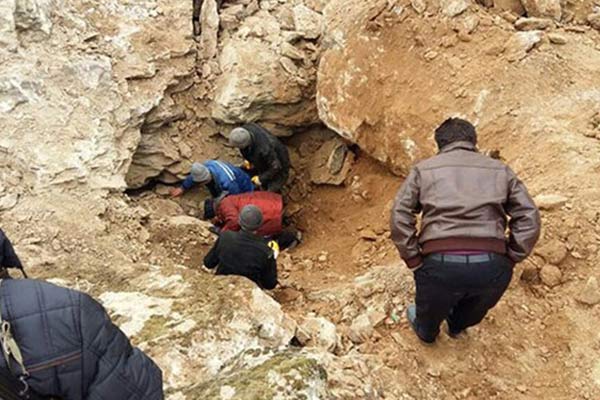 Kayalıklara sıkışan köpek 8 gün sonra kurtarıldı