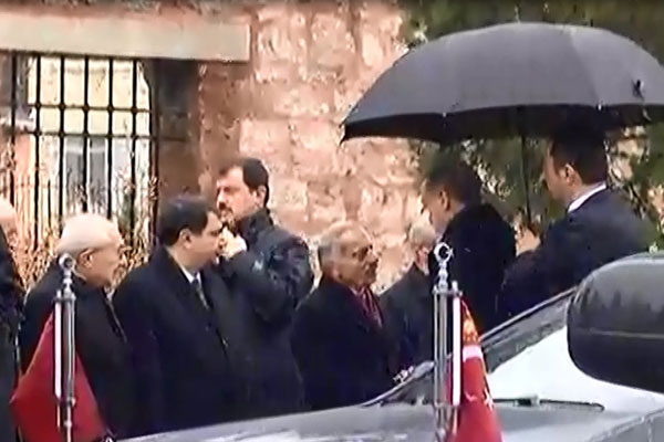 Erdoğan cenaze töreni için Fatih Camii’nde