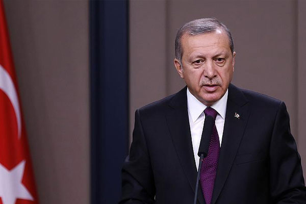 Erdoğan'dan şehit ailelerine taziye telgrafı