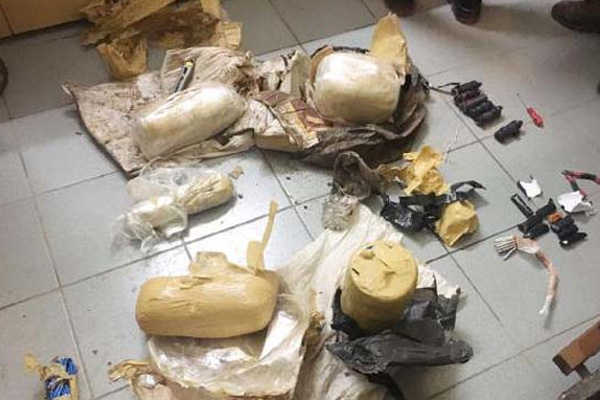 Akçakale sınırında 16 kilo patlayıcı ele geçirildi