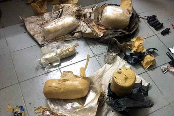 Suriye sınırında patlayıcı ele geçirildi