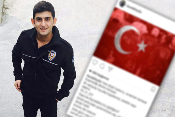 Ortaköy'deki saldırıda şehit olan polisin paylaşımı yürekleri dağladı