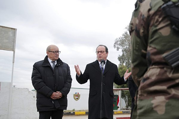 François Hollande Bağdat'da