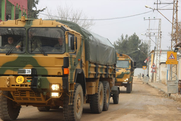 El Bab’a askeri sevkiyat