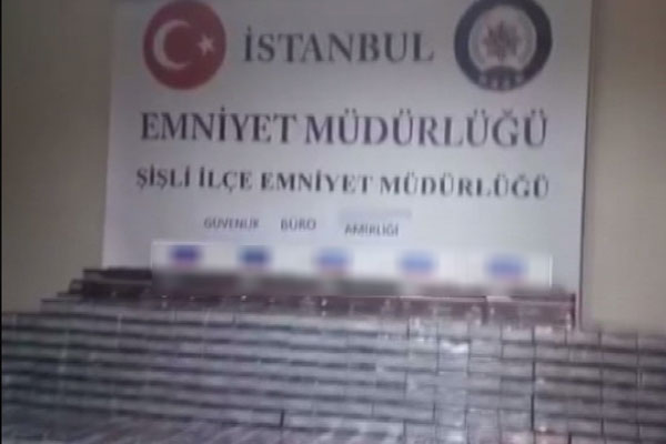 İstanbul’da kaçak sigara operasyonu