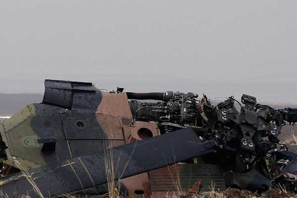 Irak'ta askeri helikopter düştü