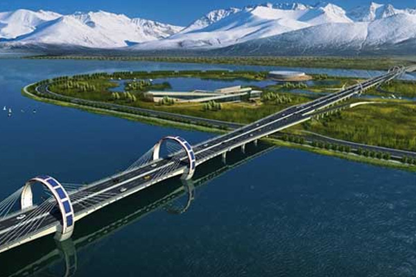 En yüksek rakımlı çevre yolunun yapımı tamamlandı