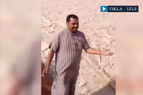 Irak'ta daha önce görülmemiş 'kum nehri'