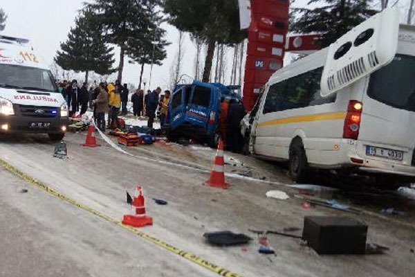 Çorum'da askeri araç kaza yaptı: 1 şehit