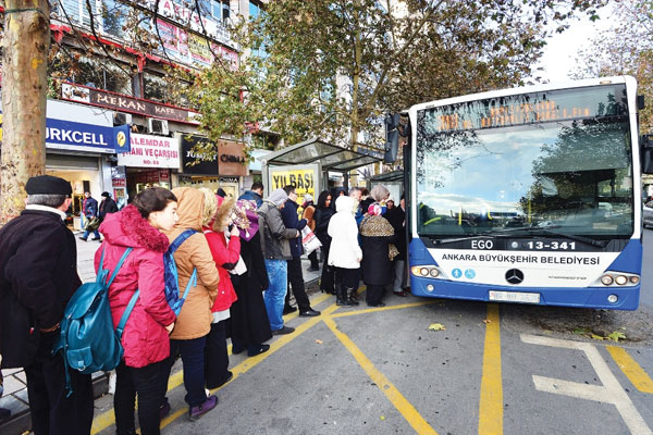 Ankara’da toplu taşımaya zam