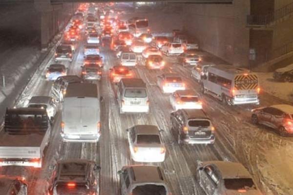 TEM'de 11 TIR kaydı