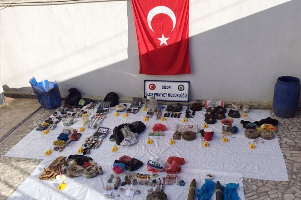 Şırnak'ta PKK’ya ait mühimmat yakalandı