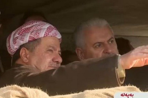 Yıldırım Peşmerge güçlerini ziyaret etti