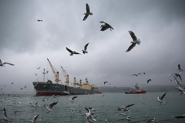 İstanbul Boğazı'nda gemi geçişleri çift yönlü askıya alındı