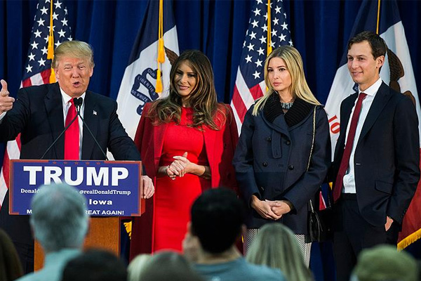 Trump damadını başdanışmanı yapıyor