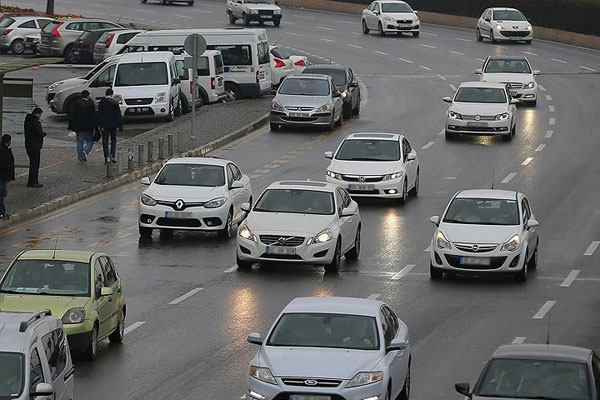 Trafiğe kayıtlı araç sayısında artış