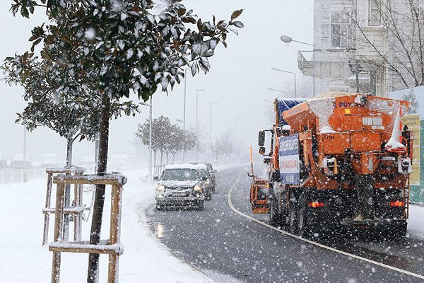 Karla mücadelede 136 bin ton tuz kullanıldı