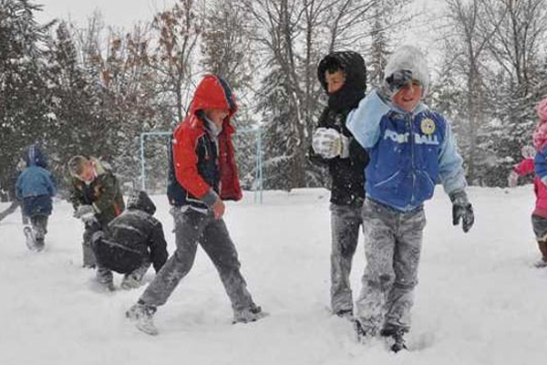 Antalya’da okullara kar tatili
