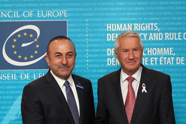 Çavuşoğlu ile Jagland telefonda görüştü