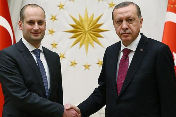Erdoğan, Mikheil Janelidze ile görüştü