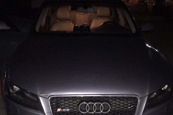 Çalıntı araçta esrar ele geçirildi