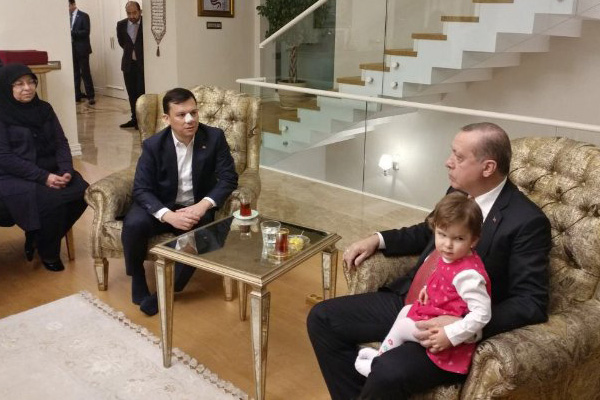 Erdoğan'dan burnu kırılan vekile ziyaret