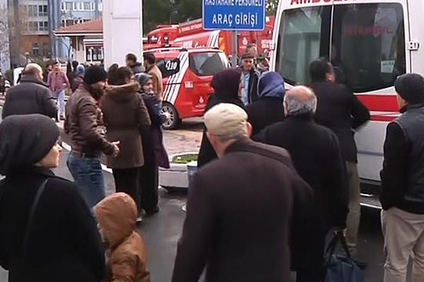 İstanbul'da hastane yangını
