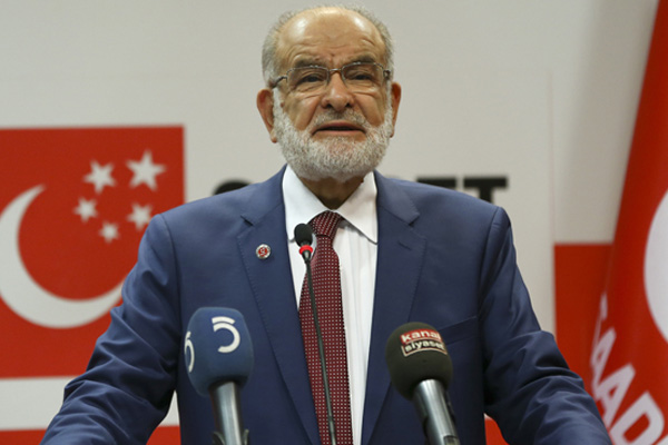 Saadet Partisi anayasa teklifine 'hayır' diyecek