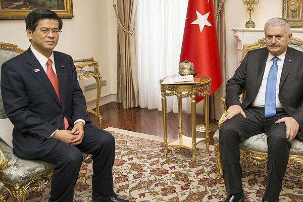 Başbakan Yıldırım, Japon Bakan İshii'yi kabul etti