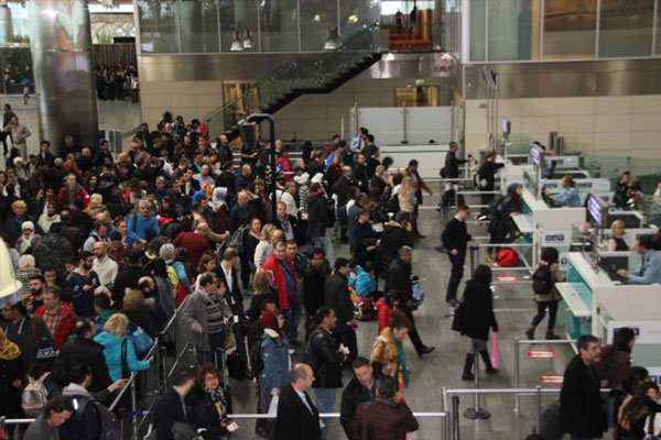 Atatürk Havalimanı’nda yarıyıl tatili yoğunluğu