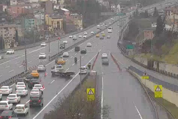 15 Temmuz Köprüsü’nde iki şerit trafiğe kapatıldı