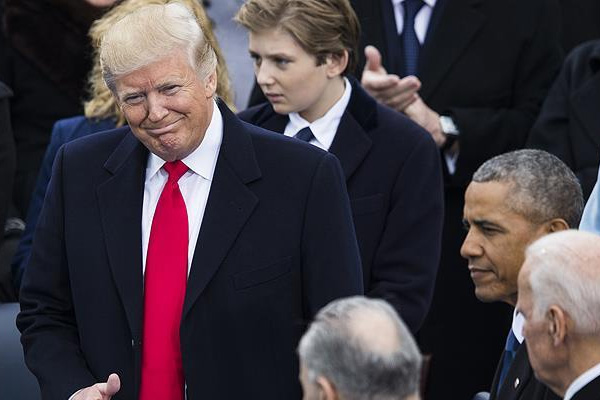 'ABD'nin en yaşlı başkanı' işbaşı yaptı