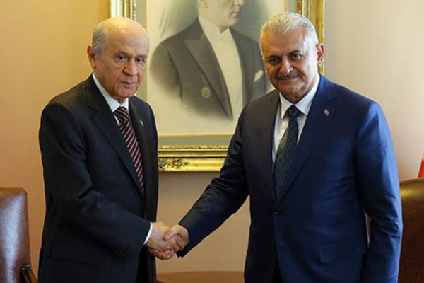 Başbakan Yıldırım'dan Bahçeli'ye teşekkür